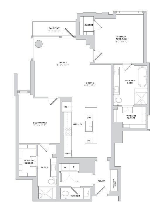 B4 (2x2.5) Maple Terrace-823 floor plan